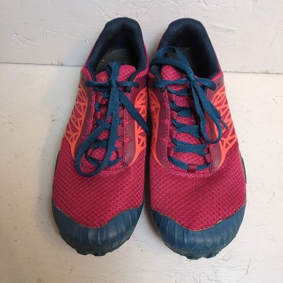 Merrell Women’s 8.5 Red All Out Terra Light Wash Walking Trail Running Shoes - Picture 4 of 10